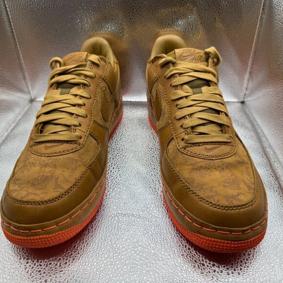 Size 11.5 Nike Air Force 1 Insideout Low Mapple Brown Mens Sneaker‎ 312486-271 - Picture 3 of 11